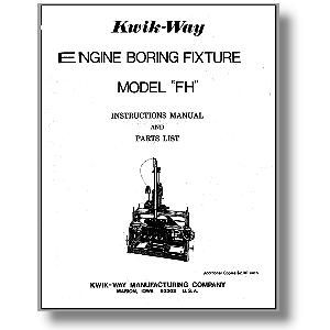 Model FH Boring Fixture Manual (image for) Model FH Boring Fixture Manual