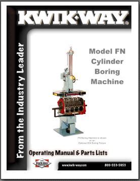 Model FN Boring Bar Manual (image for) Model FN Boring Bar Manual
